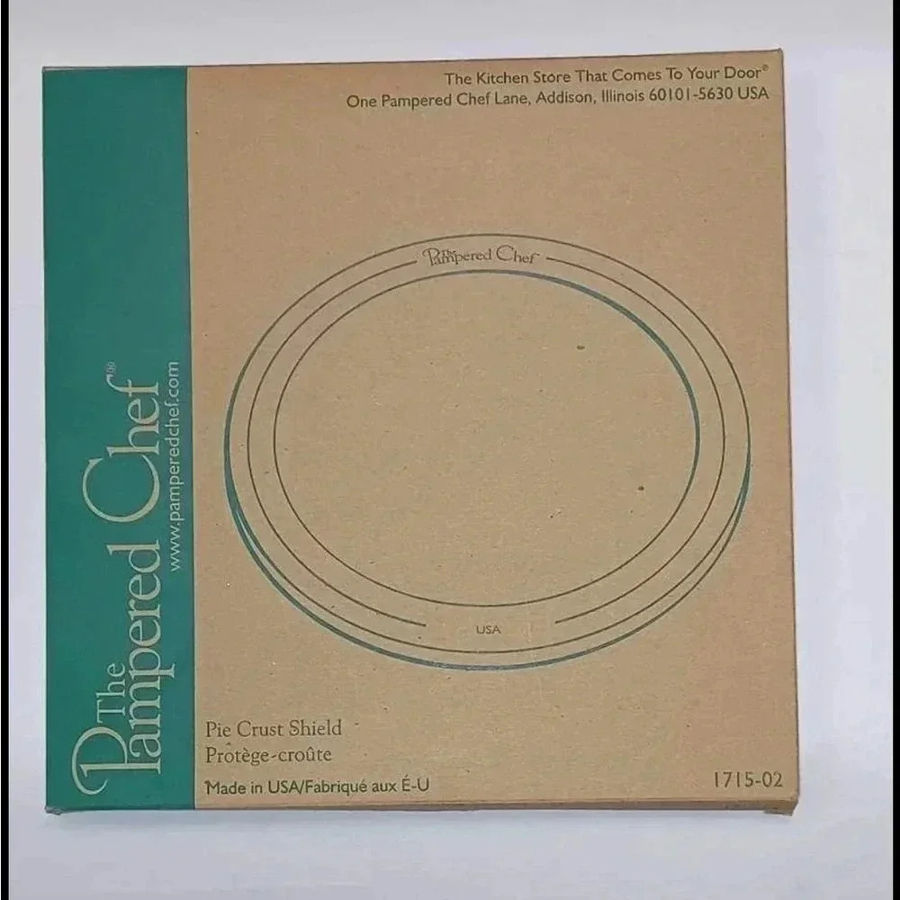 Pampered Chef NIB Pie  Crust Shield